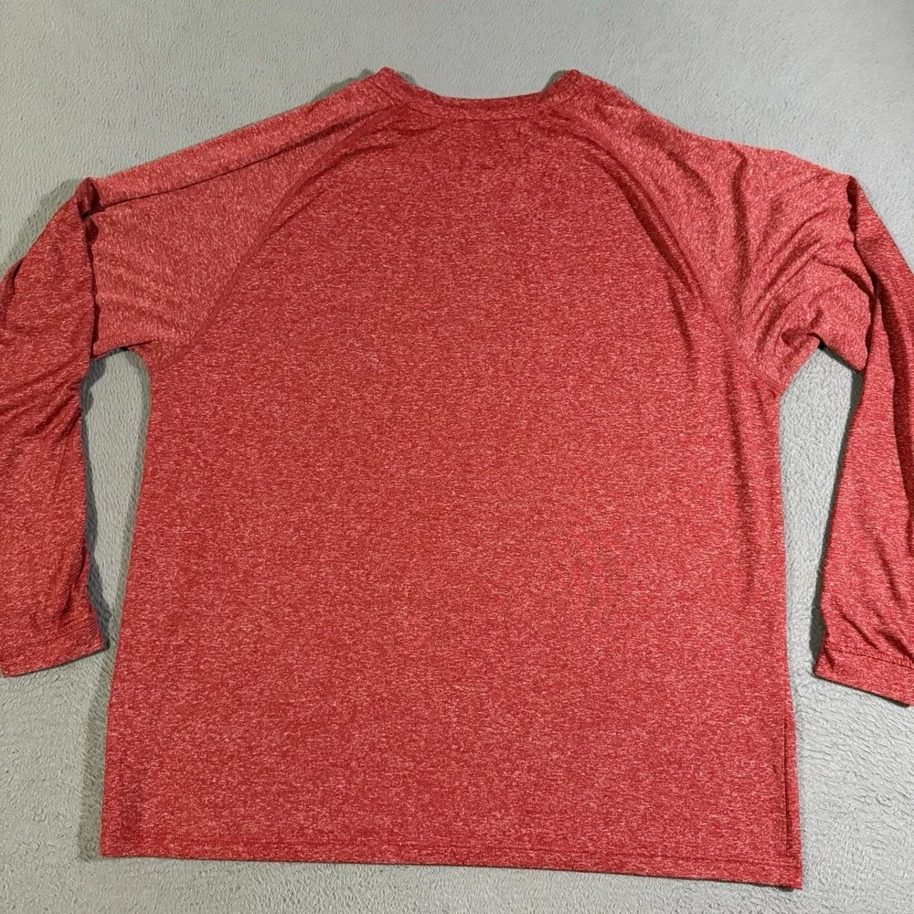 Adidas Atlanta United Long Sleeve Training Shirt Size Heather Red Mens Size XL‎